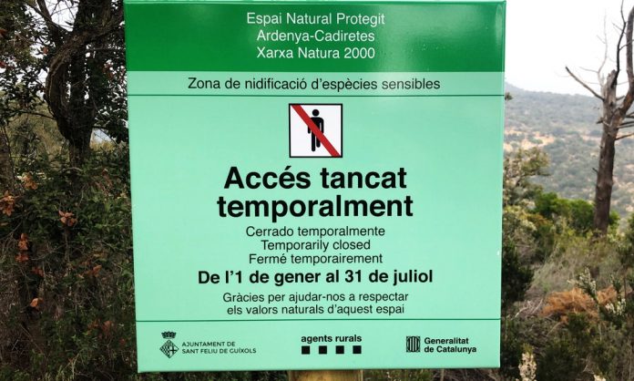 Tancament temporal dels accessos a Punta del Romaguer-Penya Seca-Cova Alta d’en Vitaia, per protegir espècies sensibles