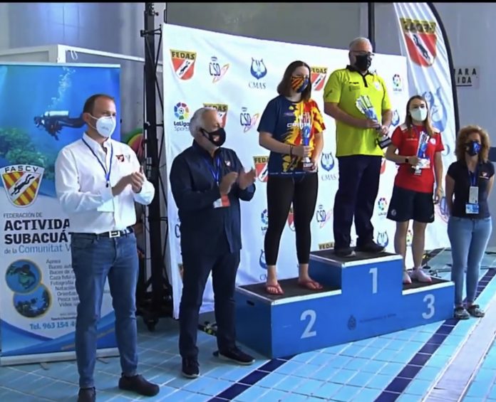 La Selecció Catalana de natació amb aletes, amb la participació de l’Aquàtic Club Xaloc, obté la medalla de plata al Campionat d’Espanya