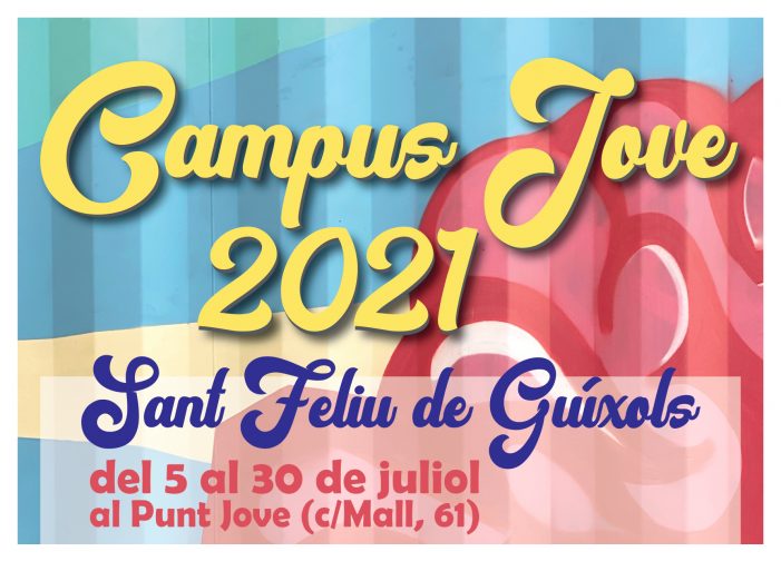 Tens entre 13 i 17 anys? El Campus Jove d’estiu t’espera!