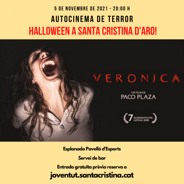 Autocine per celebrar Halloween a Santa Cristina d’Aro Autocine per celebrar Halloween a Santa Cristina d’Aro