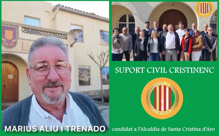 SUPORT CIVIL CRISTINENC es presenta a les eleccions municipals de Santa Cristina d’Aro
