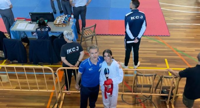 La ganxona Rim Ahmed subcampiona de Catalunya de Karate
