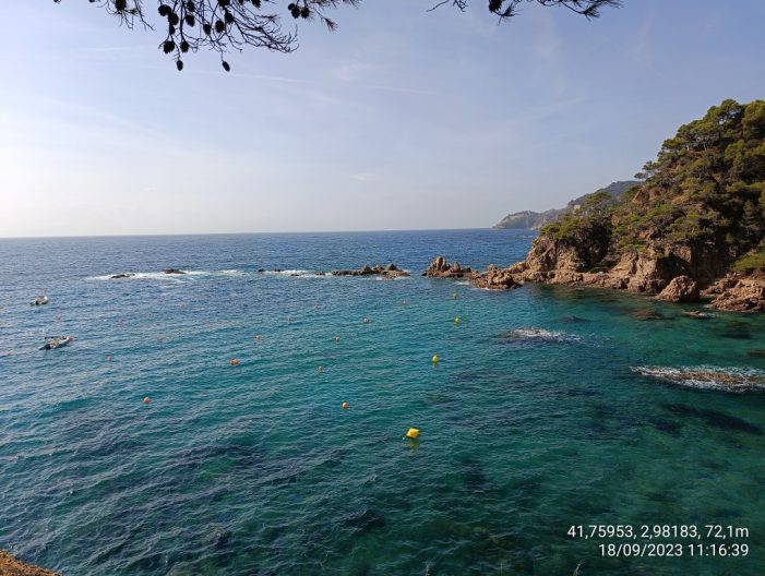 Santa Cristina d’Aro abalisa les seves platges amb fondejos ecològics per preservar els ecosistemes marins