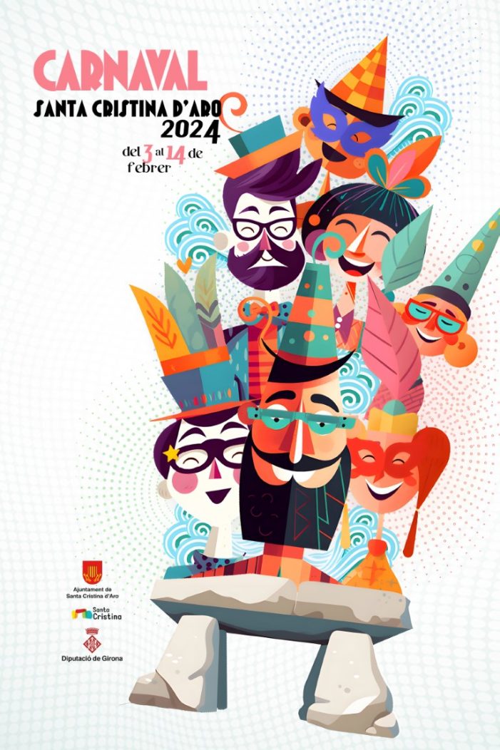 “EL OGRO BOBO” cartell guanyador del Carnaval 2024 a Santa Cristina d’Aro