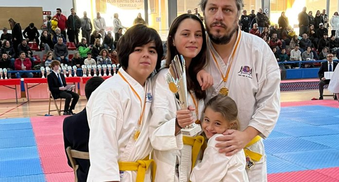 El club DOJO Sant Feliu participa al Campionat de Karate de Cervelló 2024