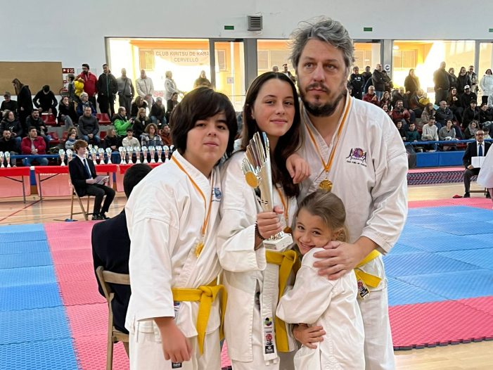 El club DOJO Sant Feliu participa al Campionat de Karate de Cervelló 2024