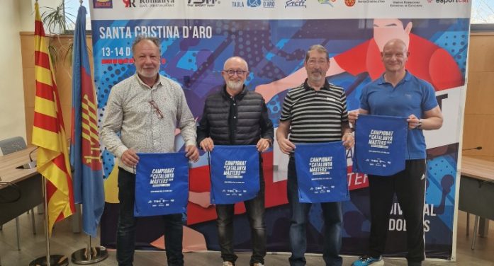 Santa Cristina d’Aro acullirà el Campionat de Catalunya de Màsters de Tennis Taula