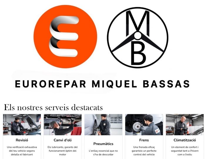 EUROREPAR – MIQUEL BASSAS: més de 60 anys cuidant el teu vehicle amb confiança i professionalitat