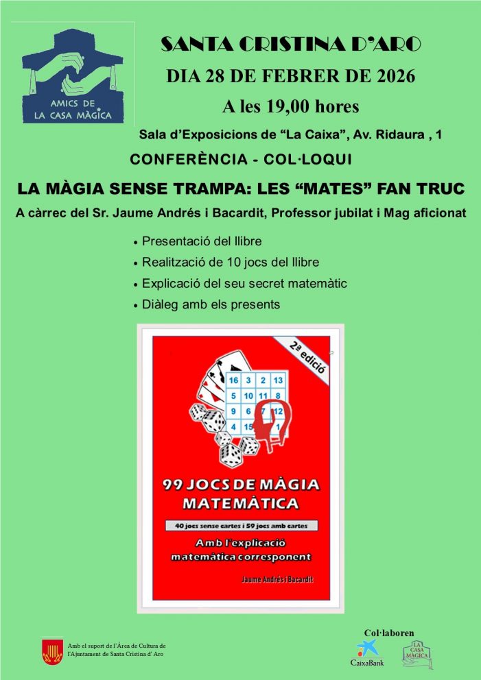 La màgia sense trampa: les “Mates” fan truc La màgia sense trampa: les “Mates” fan truc