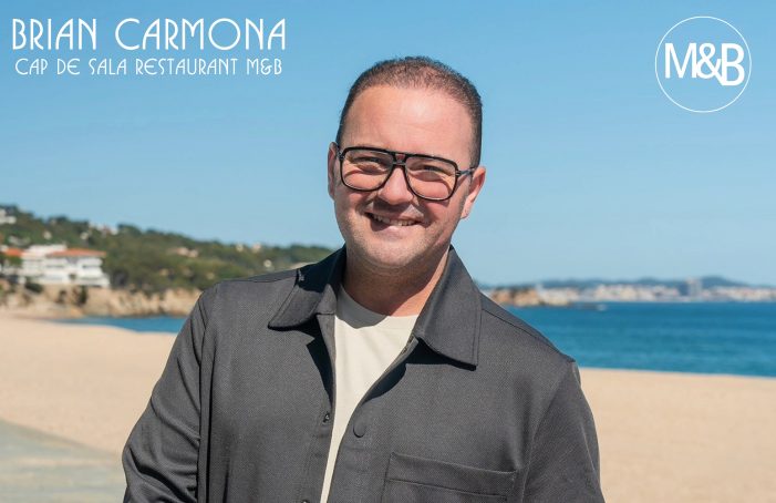 <strong>Brian Carmona, l’ànima del servei al restaurant M&B de Platja d’Aro</strong>